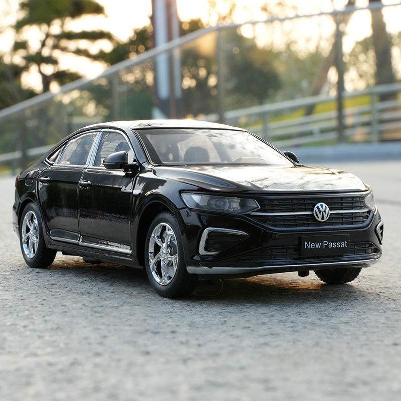 新款1/24宝思仑2023款大众帕萨特合金汽车模型声光玩具大号仿真车
