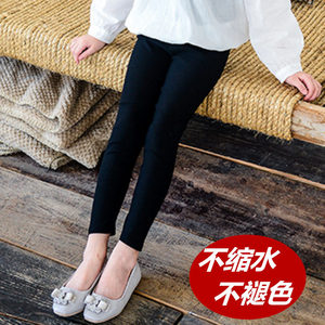2016新款秋冬款童装女童纯棉打底裤大中儿童铅笔裤仿牛仔长裤
