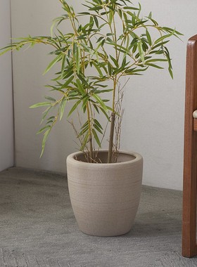 小号陶瓷花盆批发透气阳台花架窗台柜台上绿植多肉鲜花小盆栽摆件