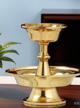 供杯护法杯大号黄铜家用供酒水