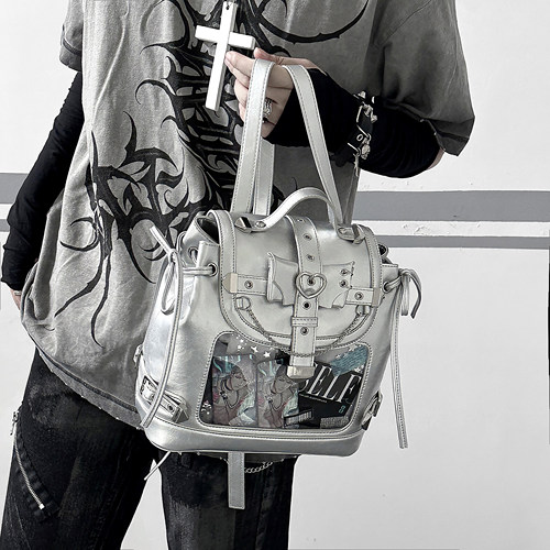 原创哥特亚文化双肩小食量娃包