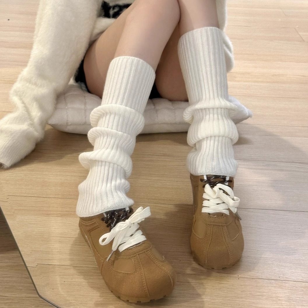 雪地靴腿套秋冬保暖加厚堆堆袜针织袜套白色袜子女春秋辣妹小腿袜,女士内衣/男士内衣/家居服,中筒袜,淘宝优惠券,粉丝福利购,淘宝优惠卷