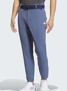 Adidas阿迪达斯 男款时尚休闲高尔夫锥形束脚运动长裤IN6562