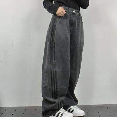 ADIDAS阿迪达斯正品DENIM BN PANT 女子休闲时尚运动牛仔裤JX9213