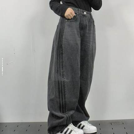 ADIDAS阿迪达斯正品DENIM BN PANT 女子休闲时尚运动牛仔裤JX9213