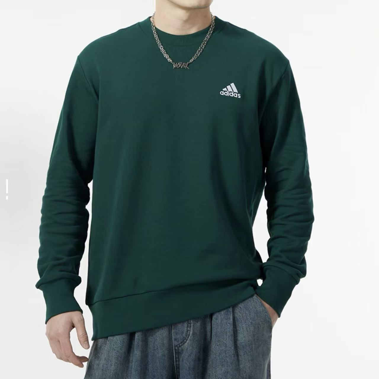 ADIDAS阿迪达斯正品男子经典百搭圆领运动休闲套头衫卫衣 IS1320