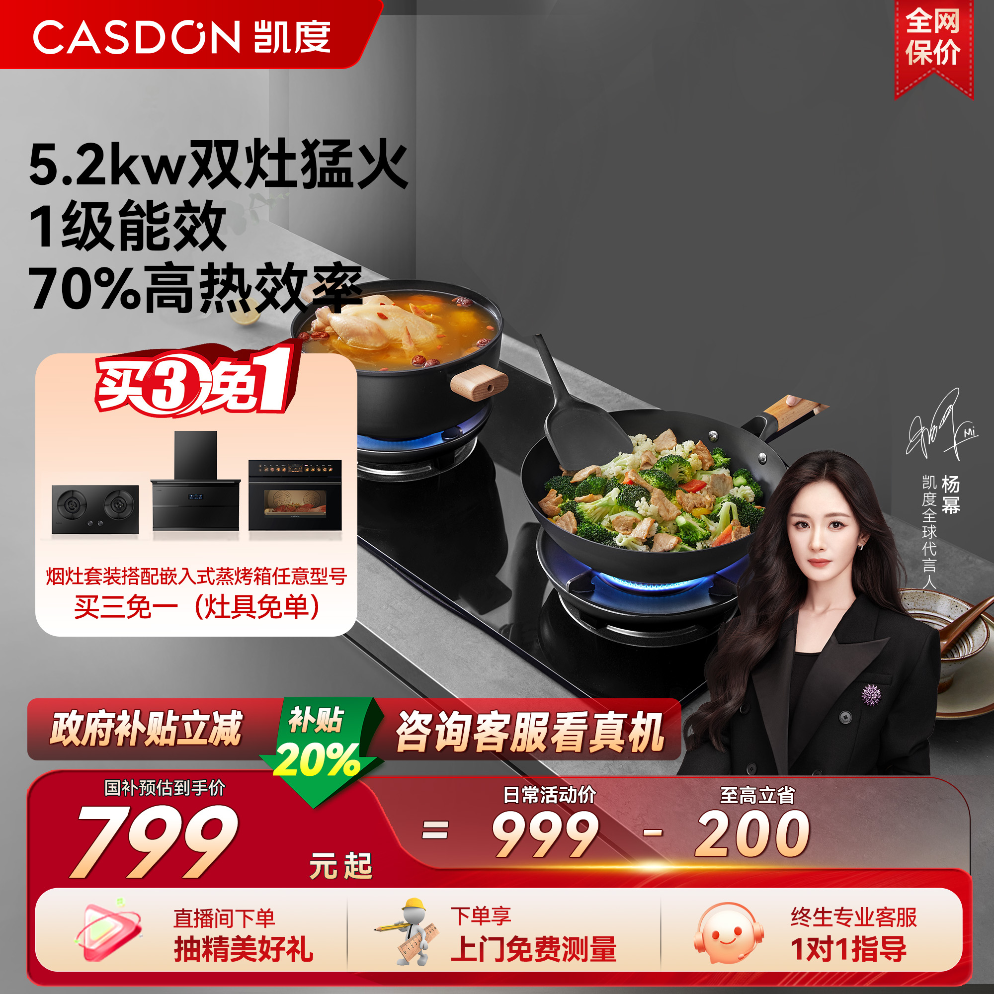 凯度T3BX-B家用猛火燃气灶煤气灶定时灶天然气双灶台U10neo系列