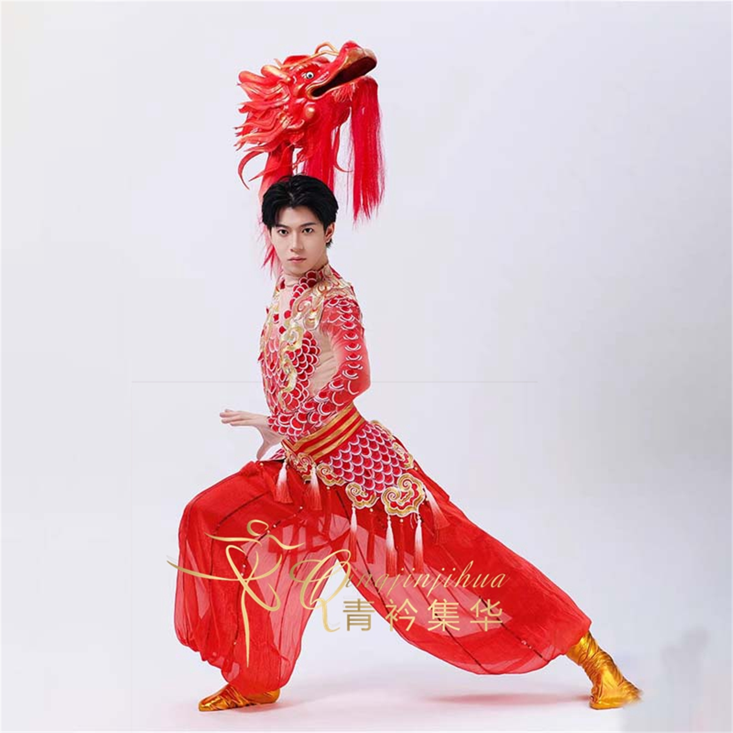 春节鼓舞龙腾男款打鼓服演出服开场舞服装中华魂鼓舞服表演服定制