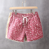 宽松直筒卡其色薄款 子中裤 五分休闲短裤 潮牌沙滩裤 男夏季 2026新款