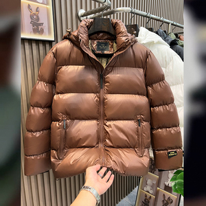 冬季新款加厚羽绒棉服男潮牌潮流黑金标美式宽松棉袄连帽棉衣外套
