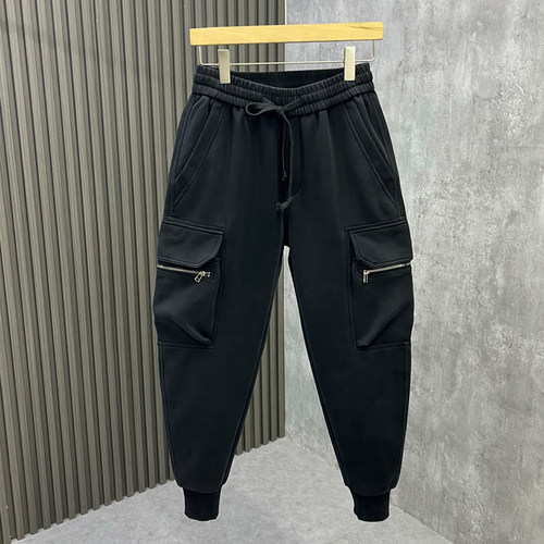 网红同款卫裤男潮流百搭美式复古