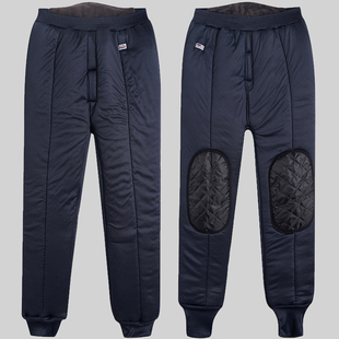 加绒加厚保暖裤 冬季 护膝高腰内穿大码 加肥冬装 中老年棉裤 男裤 男士