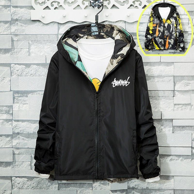 Spring and autumn season jacket Korean Edition Thin section motion Short coat Teenagers student Wear both sides coat Class clothesin the Men's clothing, Windbreaker  category - from Buy2taobao.com to provide professional Taobao agent buy service