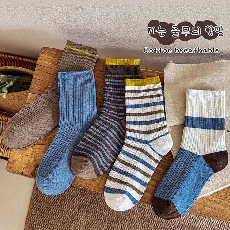 男童袜子春秋棉袜棉袜中筒袜儿童韩版拼色条纹潮袜中大童运动袜秋,童装/婴儿装/亲子装,儿童袜子(0-16岁),淘宝优惠券,粉丝福利购,淘宝优惠卷