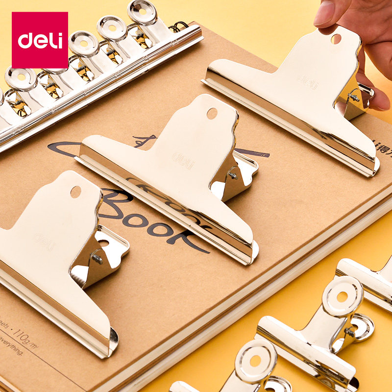 델리 스틸 클립 홈 대형 소형 철 클립 금융 라운드 빌 클립 롱 테일 클립 드로잉 보드 빌 클립 무료 배송