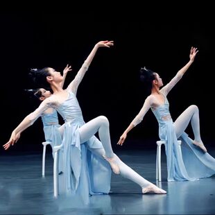 灼灼桃花有十里演出服春三月芒种金晨同款踏浪舞纱衣古典舞蹈服女