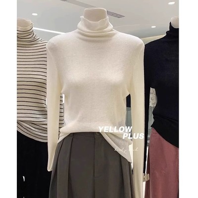 高级感洋气修身打底上衣气质毛衣