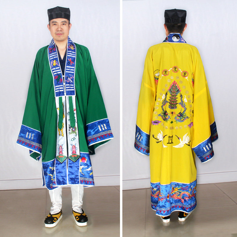 道家科仪用品经衣小袖郁罗宵台双塔玉罗萧台高功道长法衣