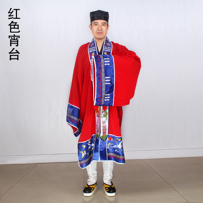 道家科仪用品经衣小袖郁罗宵台双塔玉罗萧台高功道长法衣