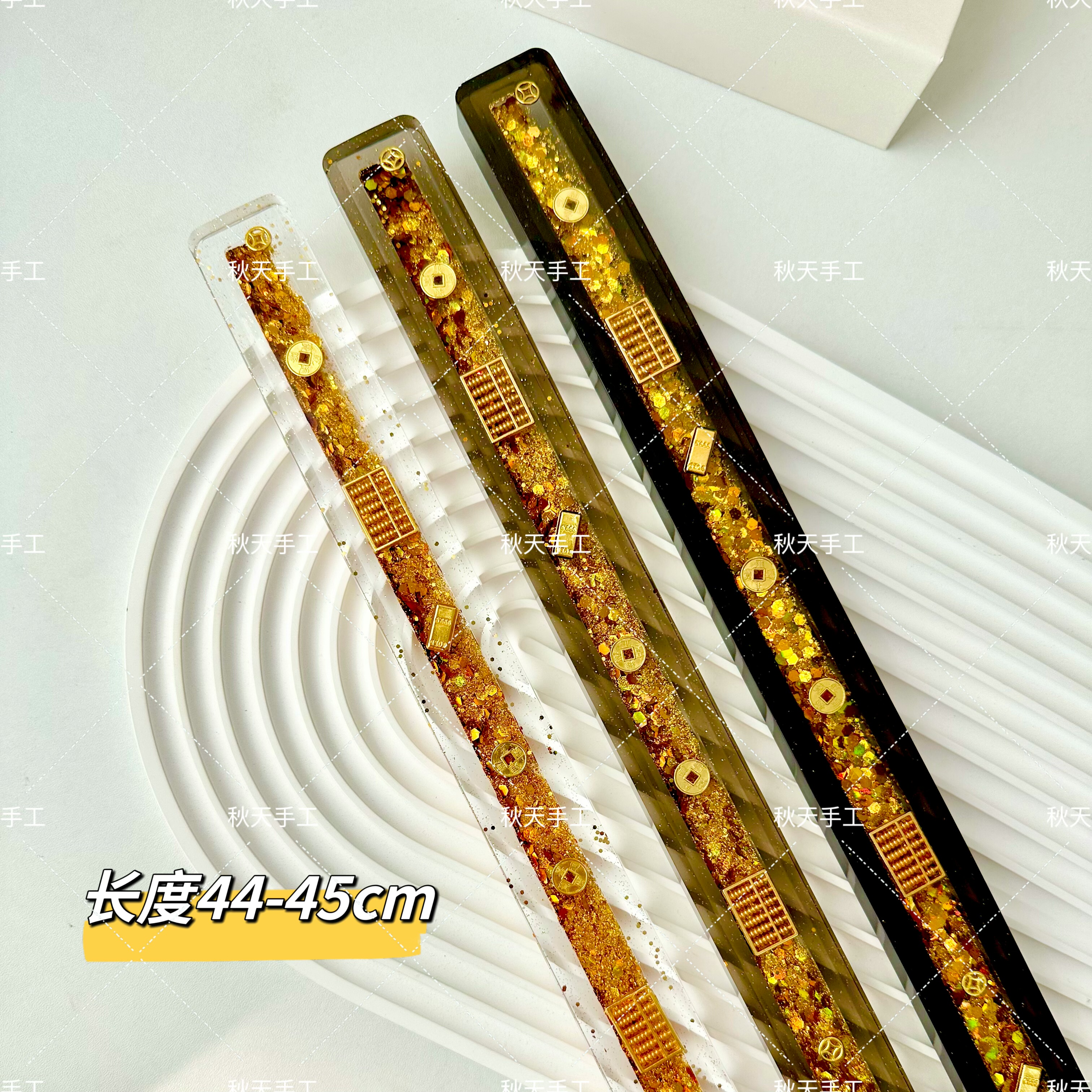 成品滴胶麻将牌尺推牌尺流沙款