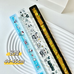 现货滴胶麻将牌尺流沙款推牌尺手工diy