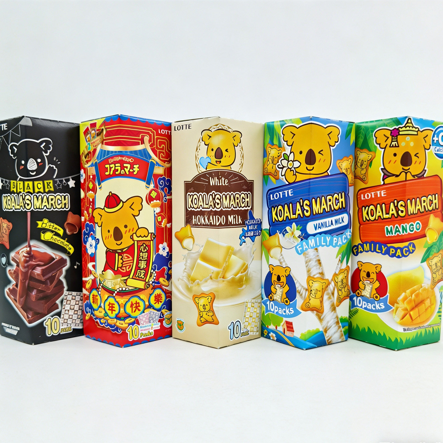 泰国LOTTE乐天小熊饼干巧克力味夹心饼干195g 注心饼干儿童零食