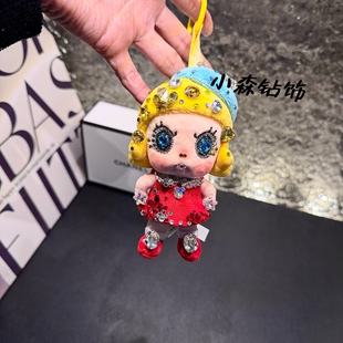 手工接娃水钻材料包Angry Molly心火怒放系列毛绒公仔贴钻挂件娃