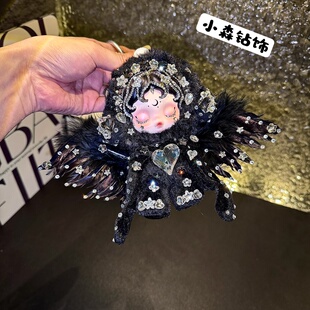 SKULLPANDA不眠剧场毛绒星夜之晖挂件材料包手工镶钻接娃包娃带钻