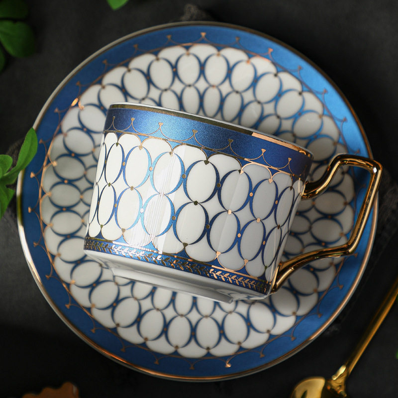 特别好看的咖啡杯子套装高级感高颜值轻奢陶瓷高档精致下午茶茶具