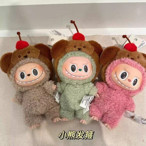 labubu一代二代发箍labubu名创优品小熊发箍拉布布头饰配饰发箍