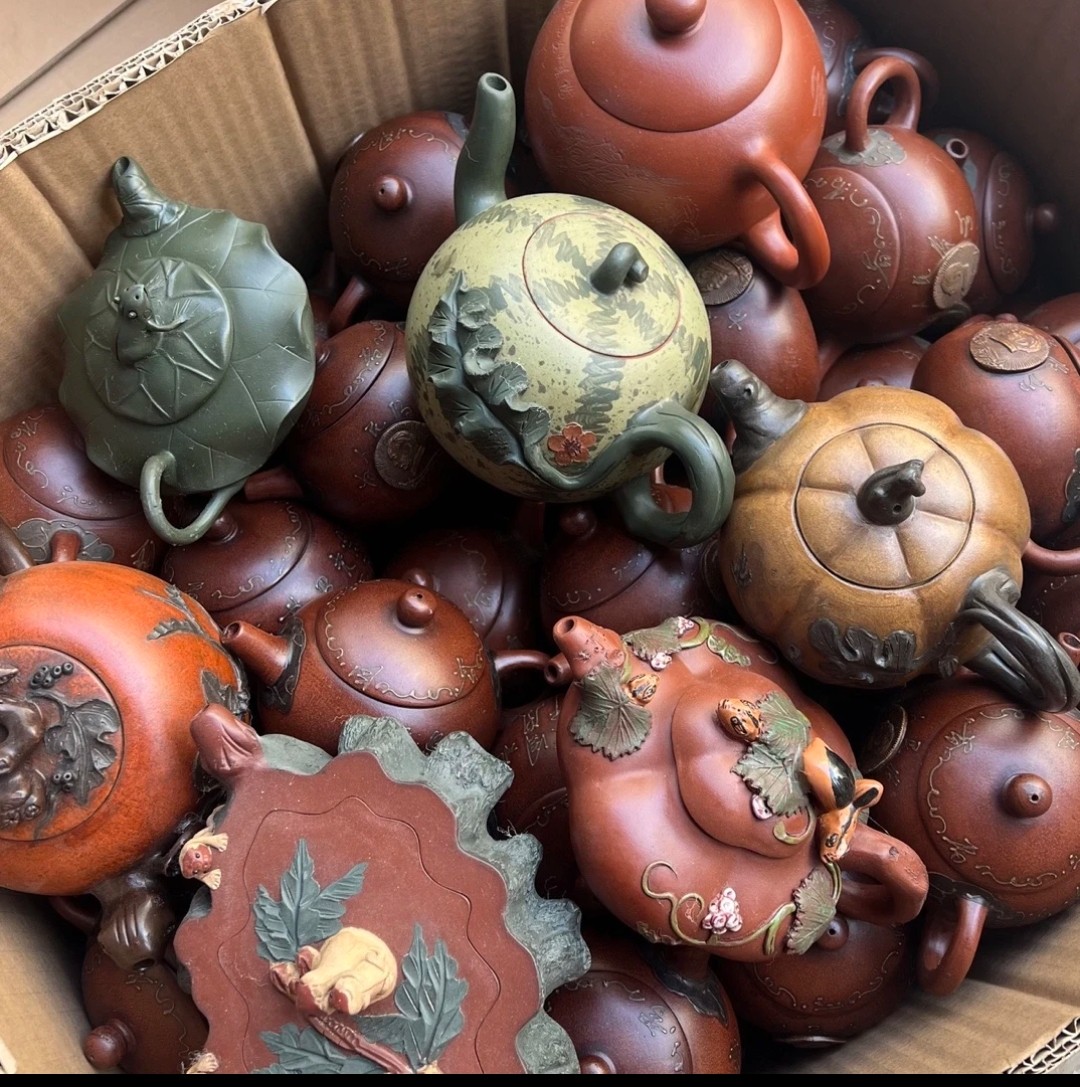 清仓处理库存老壶名家顾景舟蒋蓉手工一厂壶宜兴紫砂壶泡仿老茶壶