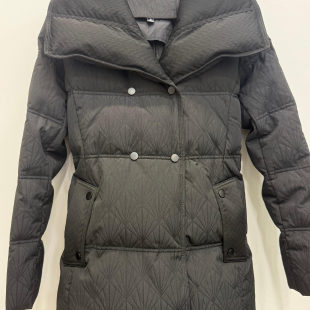 收腰中长款 2025新款 修身 冬季 羽绒服女 黑色海军领鸭绒外套减龄女装