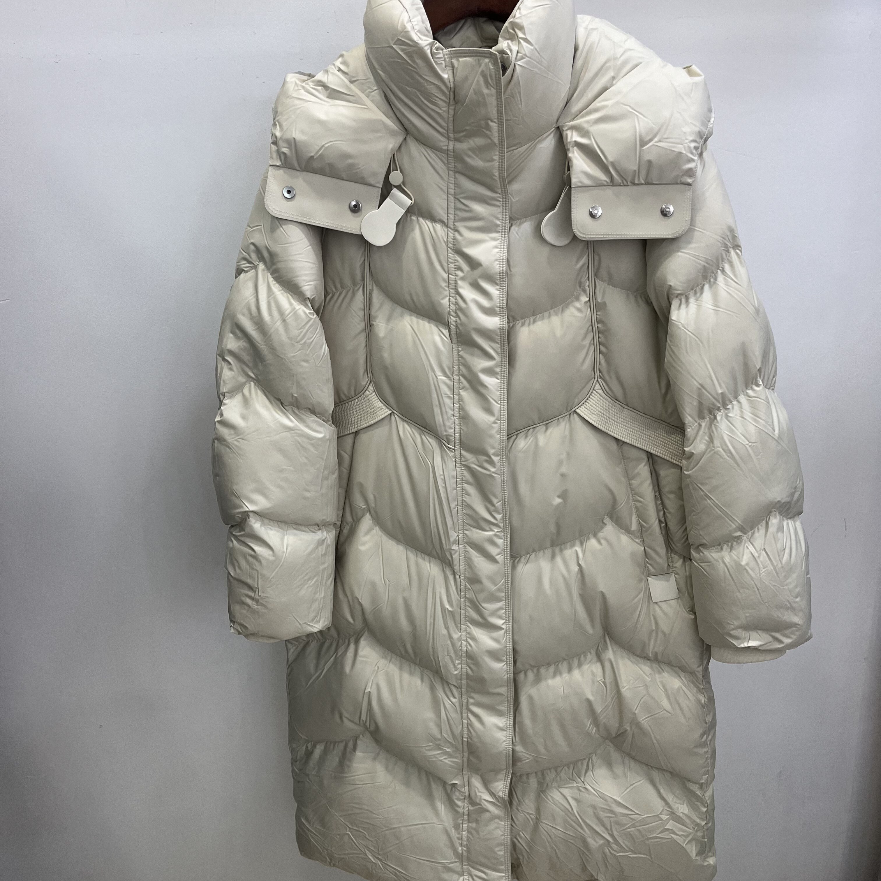 商场正品女装保暖100%长款羽绒服