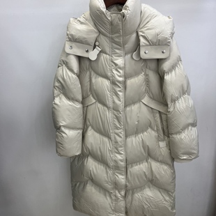 2025冬季 86322保暖100%鸭绒长款 新品 女装 羽绒服 2正品 coco商场同款