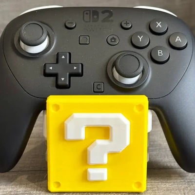 适用于switch2 pro手柄支架 马里奥问号主题风格ns2 pro手柄支架