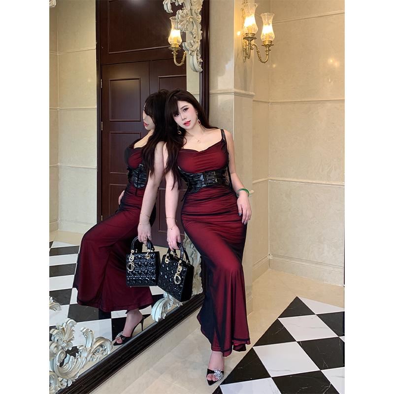 原创微胖显瘦‘’性感‘’鱼尾裙