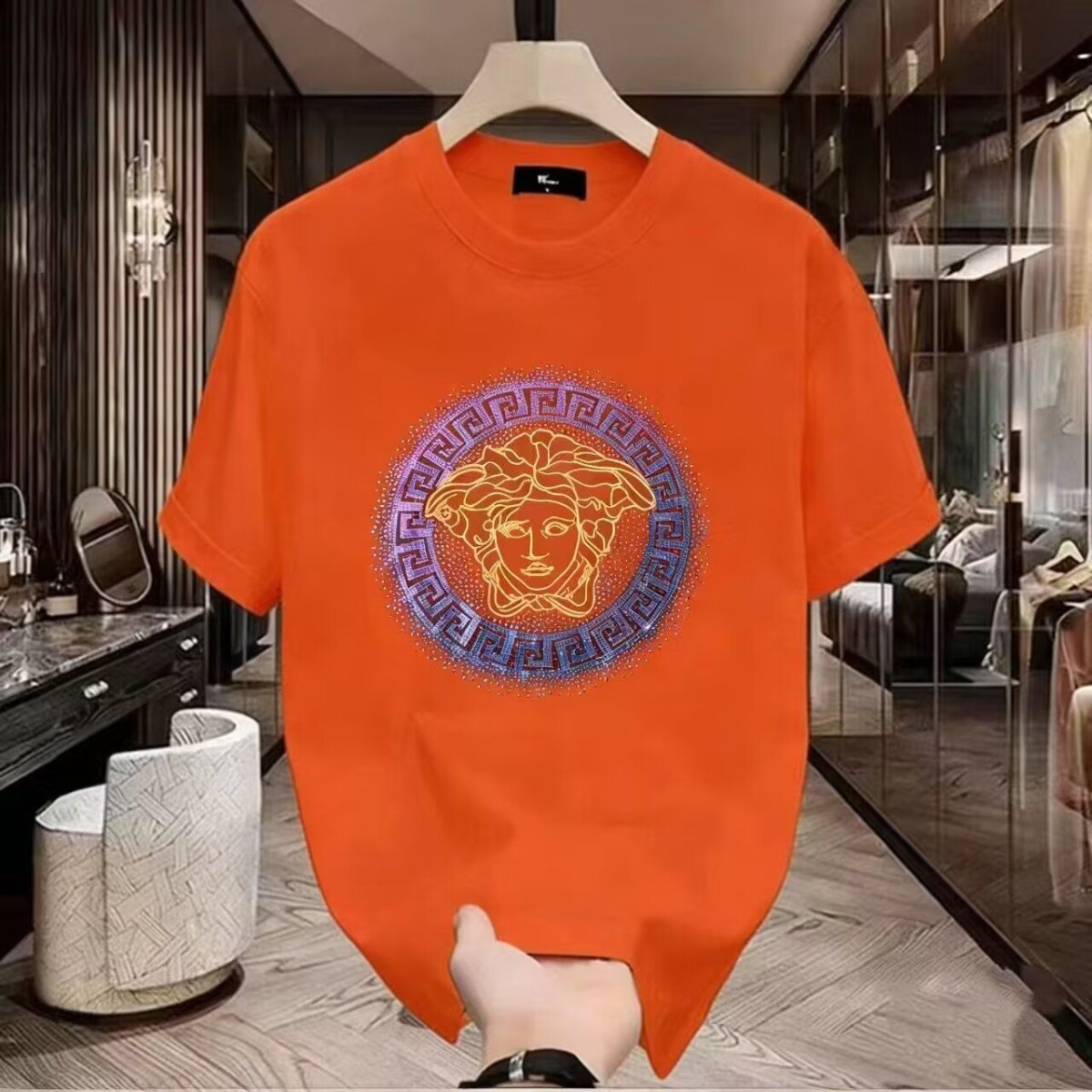 十相自在咒轮短袖男装女装新款运动服半袖高端情侣T恤