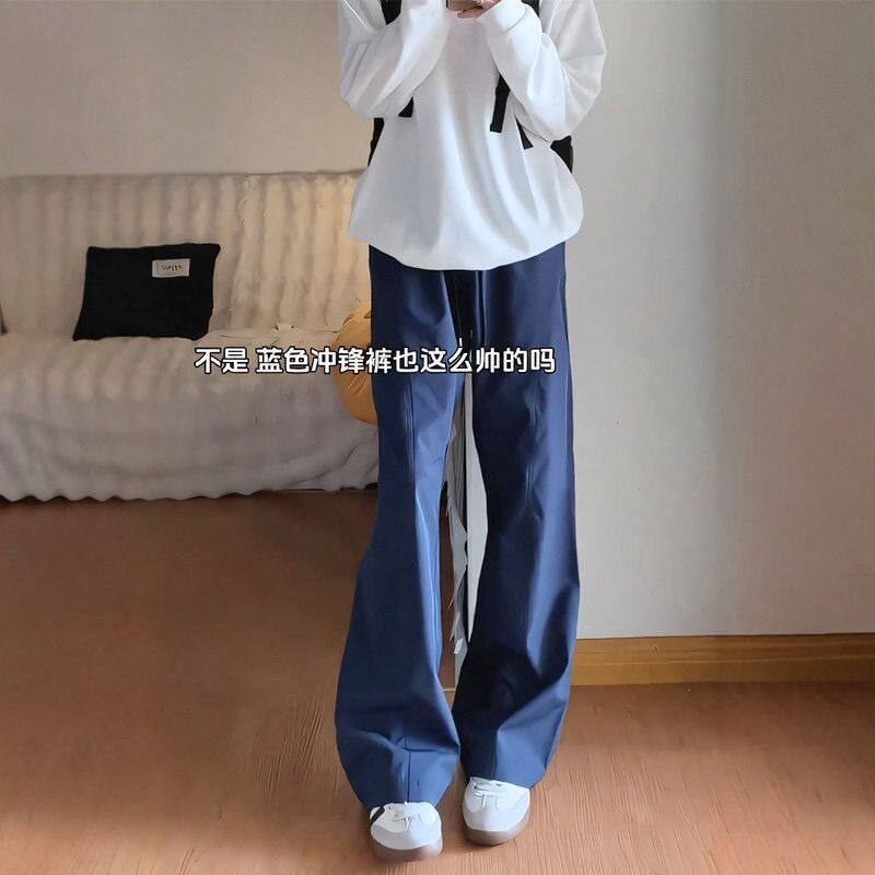 2026年新款春夏薄款户外冲锋裤软壳美式弯刀休闲裤男女情侣冰丝速