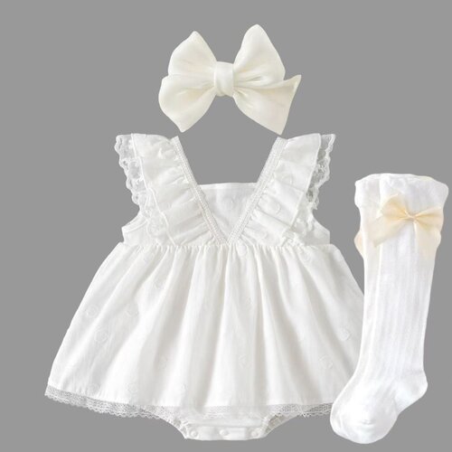 婴幼衣服婴儿夏季新款连体衣满月百天公主哈衣裙子女宝时尚连体衣