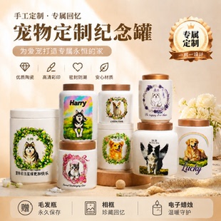 宠物陶瓷纪念罐定制骨罐收纳罐爱宠回忆珍藏家居摆件毛发收纳陪伴
