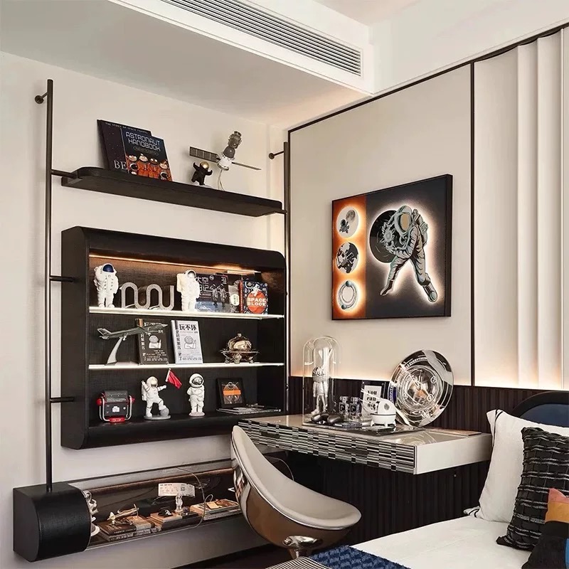 太空主题软装摆件男孩房宇航员