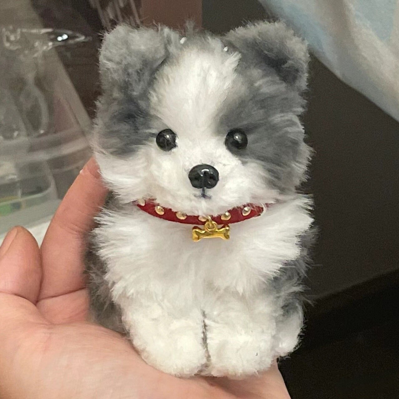 世瑞加密兔毛扭扭棒小狗手工diy材料包仿真成品生日礼物送女朋友图片