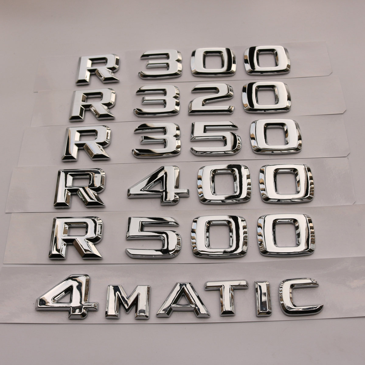 奔驰r级 r300 r320 r350 r400 r500 4matic字标后尾标车标志车贴