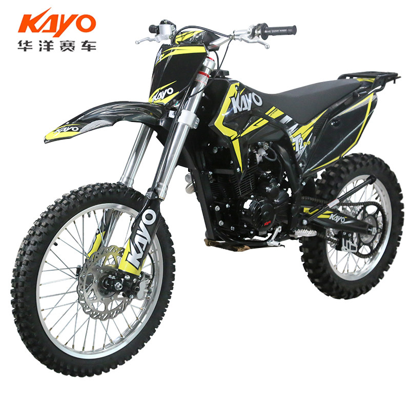 华洋赛车 kayo两轮越野摩托车林道车整车t2 pro前后碟刹 非上路