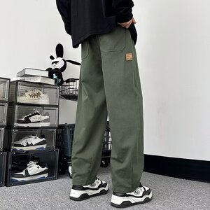 大码直筒水洗卫裤男女秋季潮牌百搭休闲裤k030 p45图片