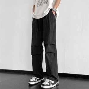 美式工装伞兵裤男夏季速干冲锋裤高街束脚直筒休闲裤k5013 p40图片
