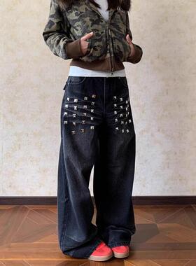 网图春季牛仔裤男韩版潮流休闲百搭宽松直筒裤男nk1988 p58