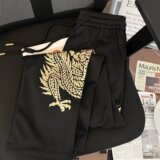 本命年龙纹男休闲裤2024春季宽松风运动卫裤k9537p45，女装休闲裤，星座204-6