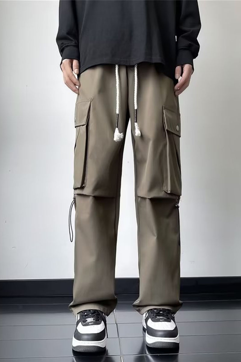 美式高街工装裤男秋冬潮户外机能冲锋裤加绒休闲长裤hk4520p50,男装休闲裤,星座204-6