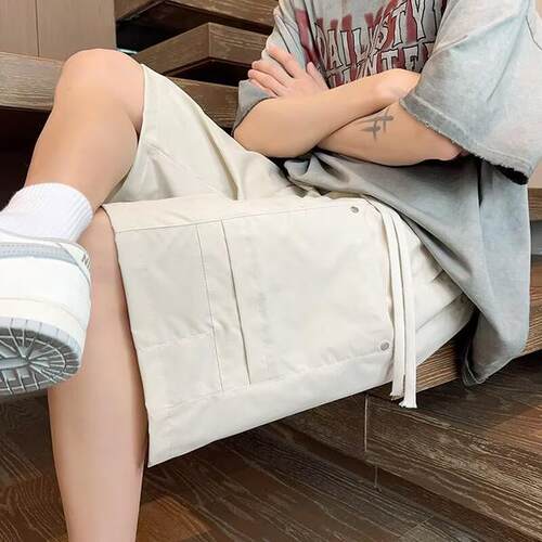 8色夏季高品休闲裤男韩版潮流百搭宽松直筒裤男dk06 p25